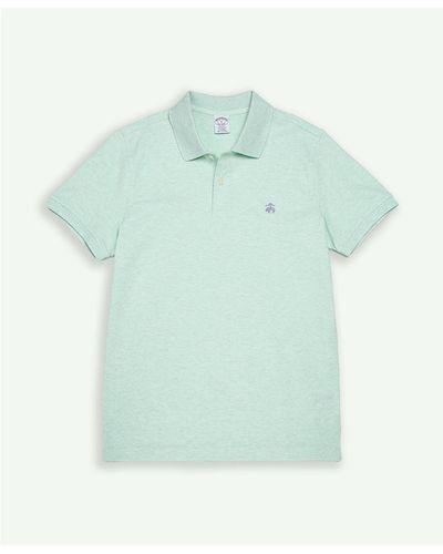 Brooks Brothers Golden Fleece Slim Fit Stretch Supima Polo Shirt - White