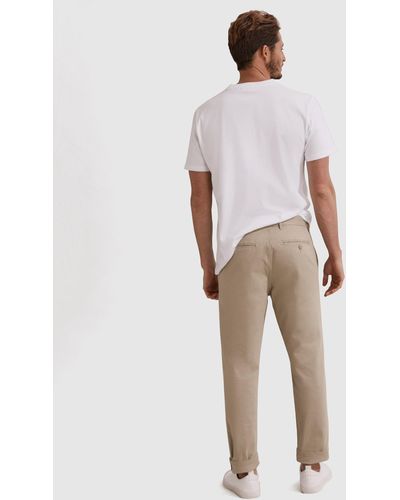 Country Road Verified Australian Cotton Tapered Fit Stretch Chino - Natural