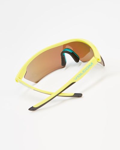 Volcom Download Sunglasses Gloss Yellow - Pink