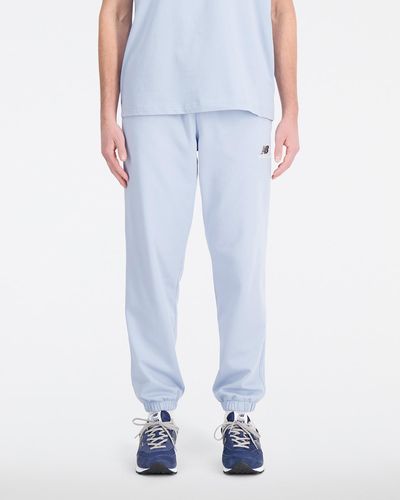 New Balance Uni Ssentials French Terry Joggers - Blue