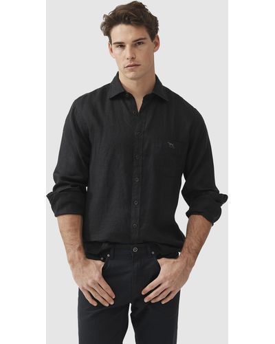 Rodd & Gunn Coromandel 2 Sports Fit Shirt - Black
