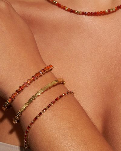 Sunshine Bracelet Stack - Coral - Arms Of Eve USA