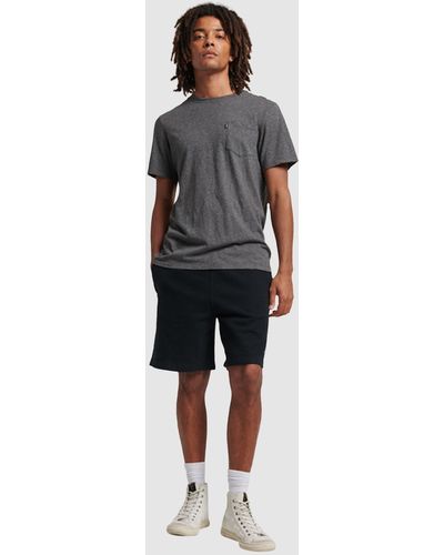 Superdry Code Essential Overdyed Shorts - Black