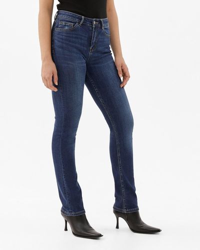 Jag Bianca High Rise Straight Jeans - Blue