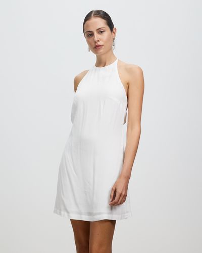 Lover Frankie Halter Dress - White