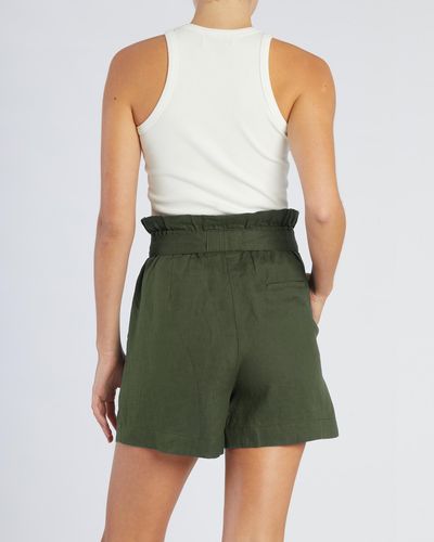 Amelius Sahara Linen Shorts - Green