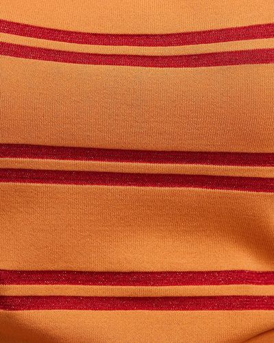 Marcs Stripe Out! Knit Top - Orange