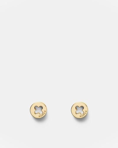 Mimco Revive Stud Earrings - White