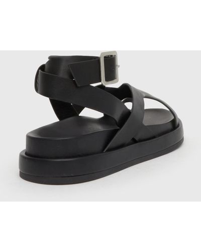 Betts Bristol Casual Footbed Sandals - Black