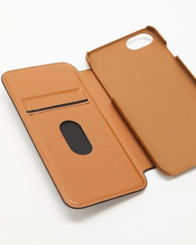 Ted Baker Carva Iphone 7 Flip Case - Brown