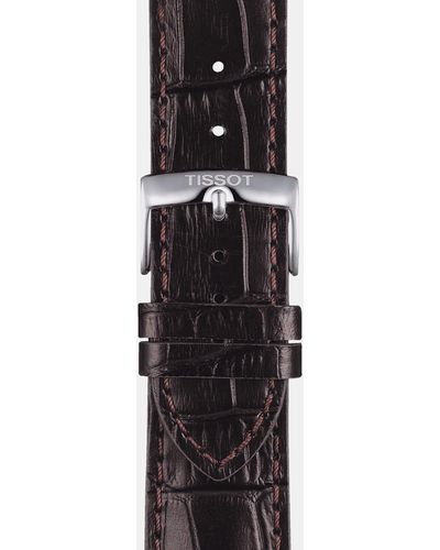 Tissot Official Leather Strap Lugs 22mm - Brown