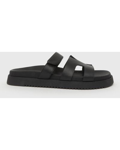 Betts Marbella Footbed Sandals - Black