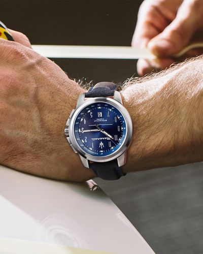 Maserati Successo 44mm Watch - Blue