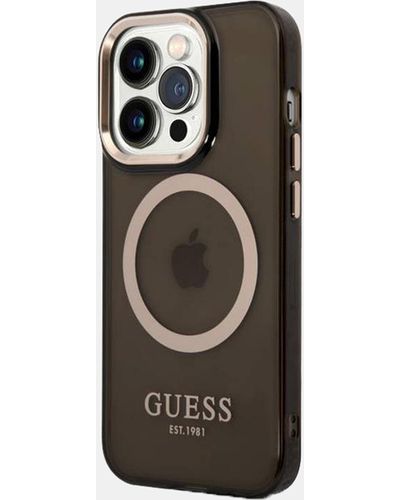 Guess Iphone 14 Pro Ring Edition Phone Case - Black
