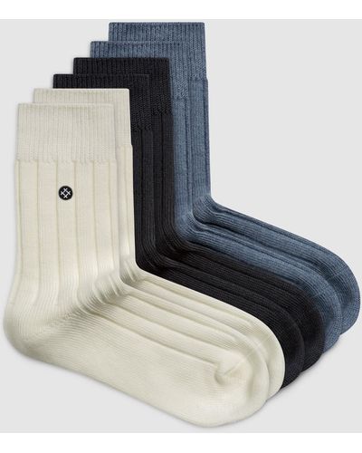 Sockdaily Cold 6 Pack Quarter Socks - Multicolour