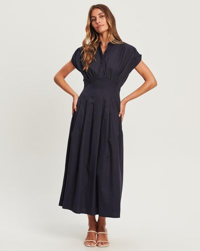 Reux Easton Midi Dress - Blue