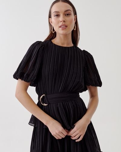 TUSSAH Starla Mini Dress - Black