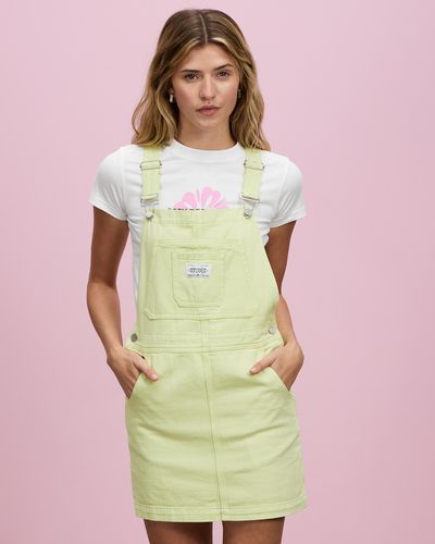 Stussy Nevada Denim Pinafore - Green