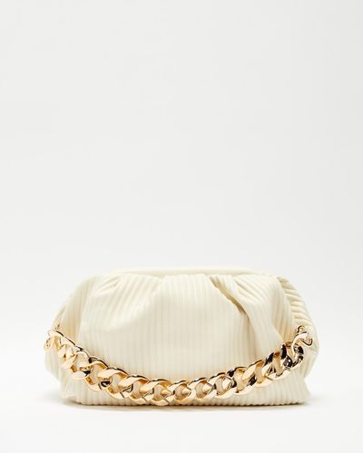 Honey and Beau Maddy Chain Bag - Natural