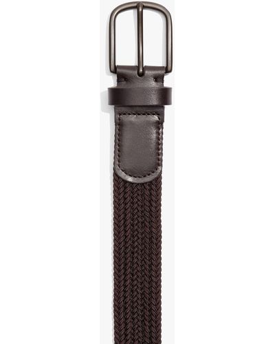 Country Road Stretch Woven Belt - Brown