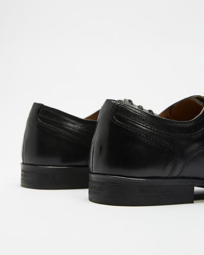 Double Oak Mills Aldridge Leather Dress Shoes - Black