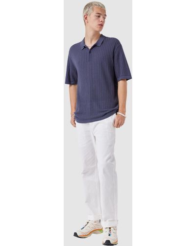 Barney Cools Knitted Polo - Blue