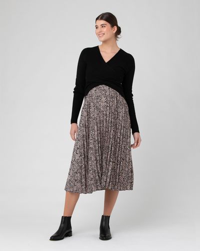 Ripe Maternity Florence Pleat Skirt - Multicolour