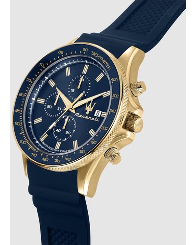 Maserati Sfida Blue Watch - Metallic