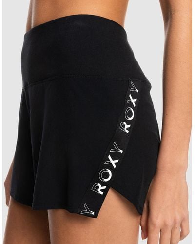 Roxy Bold Moves Technical Shorts For Women - Black