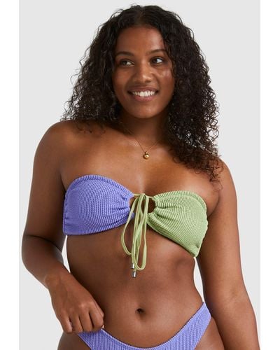 Billabong Summer High Drew 2 Way Bikini Top - Multicolour