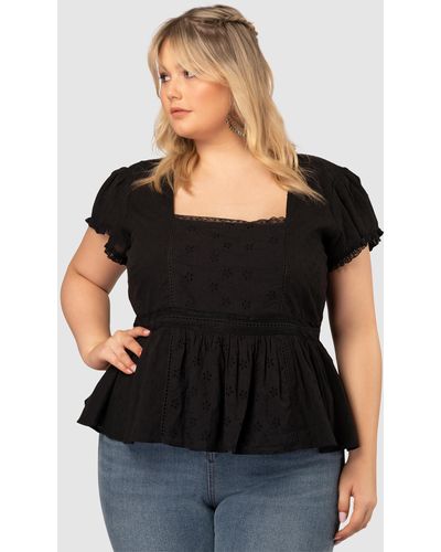 The Poetic Gypsy Sweet Pea Top - Black