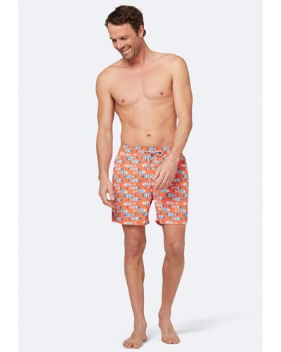 Tom & Teddy Fish Boardshorts - Orange