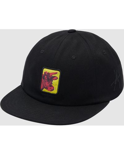 DC Shoes Andy Warhol Cow Series Snapback Cap For Men - Black