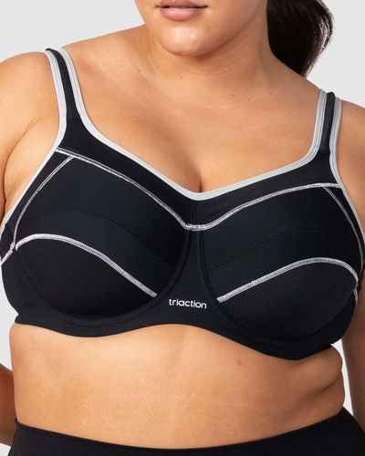 Triumph Triaction Performance Sports Bra - Black