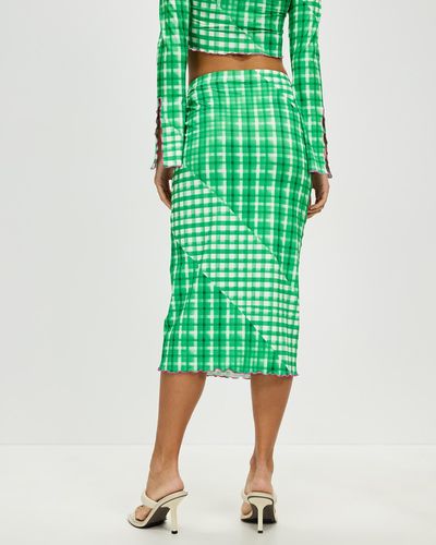 ONLY Rita Calf Skirt - Green