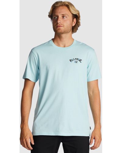 Billabong Arch Fill T Shirt For Men - Blue