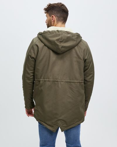 Staple Superior All Day Sherpa Lined Jacket - Green