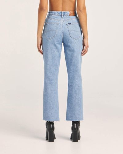 Lee Jeans High Straight Organic Cotton Jean - Blue