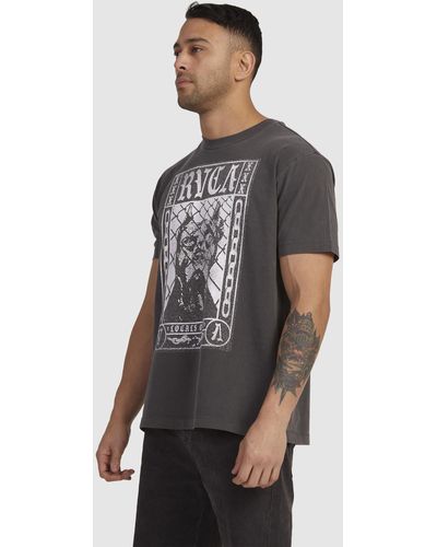 RVCA Locals Only T Shirt - Grey