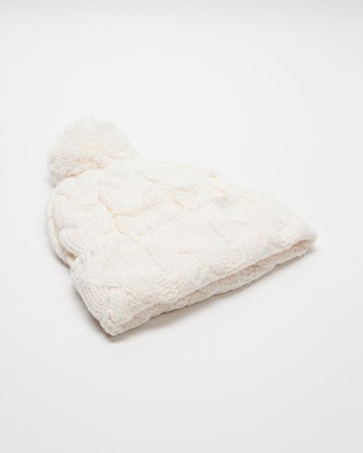 The North Face Cable Minna Pom Beanie - Natural