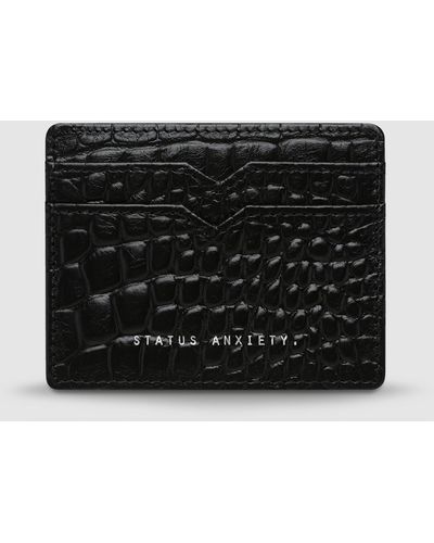 Status Anxiety Together For Now Card Wallet - Black