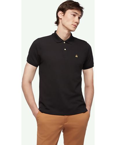 Brooks Brothers Golden Fleece Slim Fit Stretch Supima Polo Shirt - Black