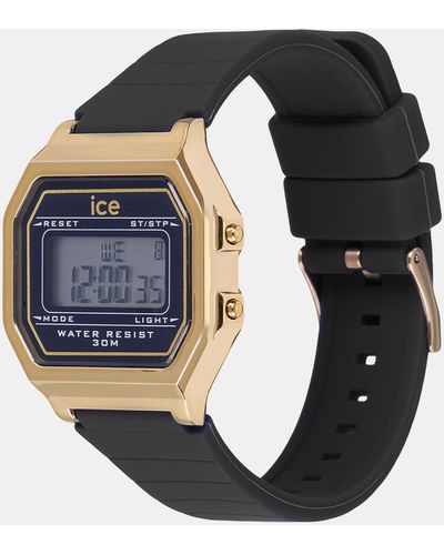 Ice-watch Digit Retro Black Gold - White