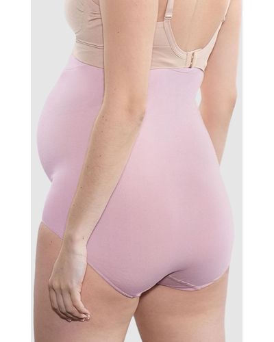 B Free Intimate Apparel Cotton Maternity Full Briefs - Pink
