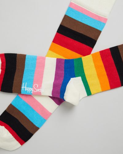 Happy Socks Pride Stripe Socks - Multicolour