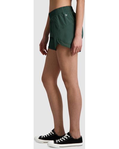 Gaiam Woven Short With Mesh - Green