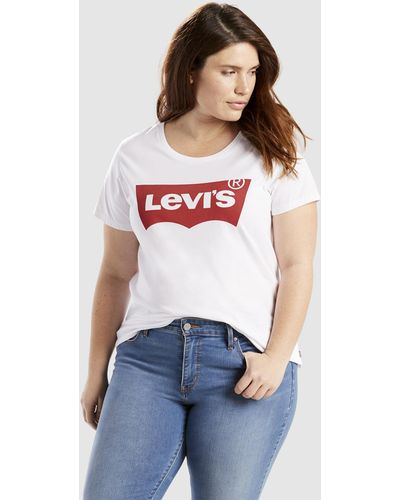 Levi's Curve Logo Perfect T Shirt - White