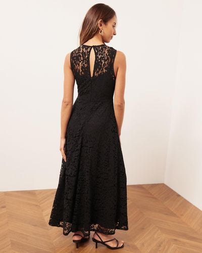 Atmos&Here Jaimie Sleeveless Lace Maxi Dress - Black