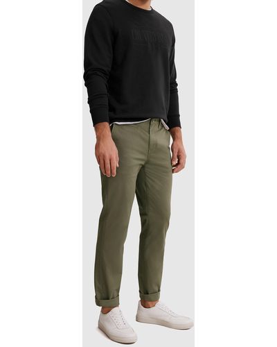 Country Road Verified Australian Cotton Tapered Fit Stretch Chino - Green