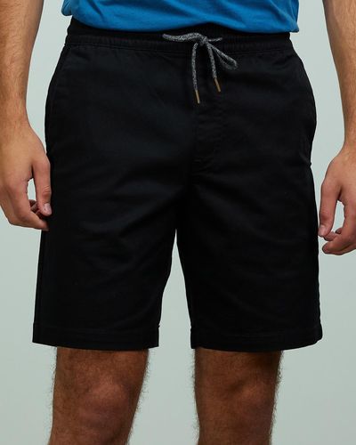 Volcom Frickin 19" Elastic Waist Shorts - Black